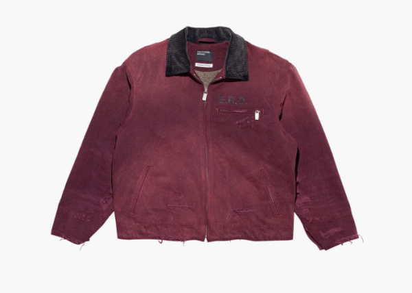 Enfants Riches Déprimés Blanket Lined Work Jacket Vineyard Wine 
