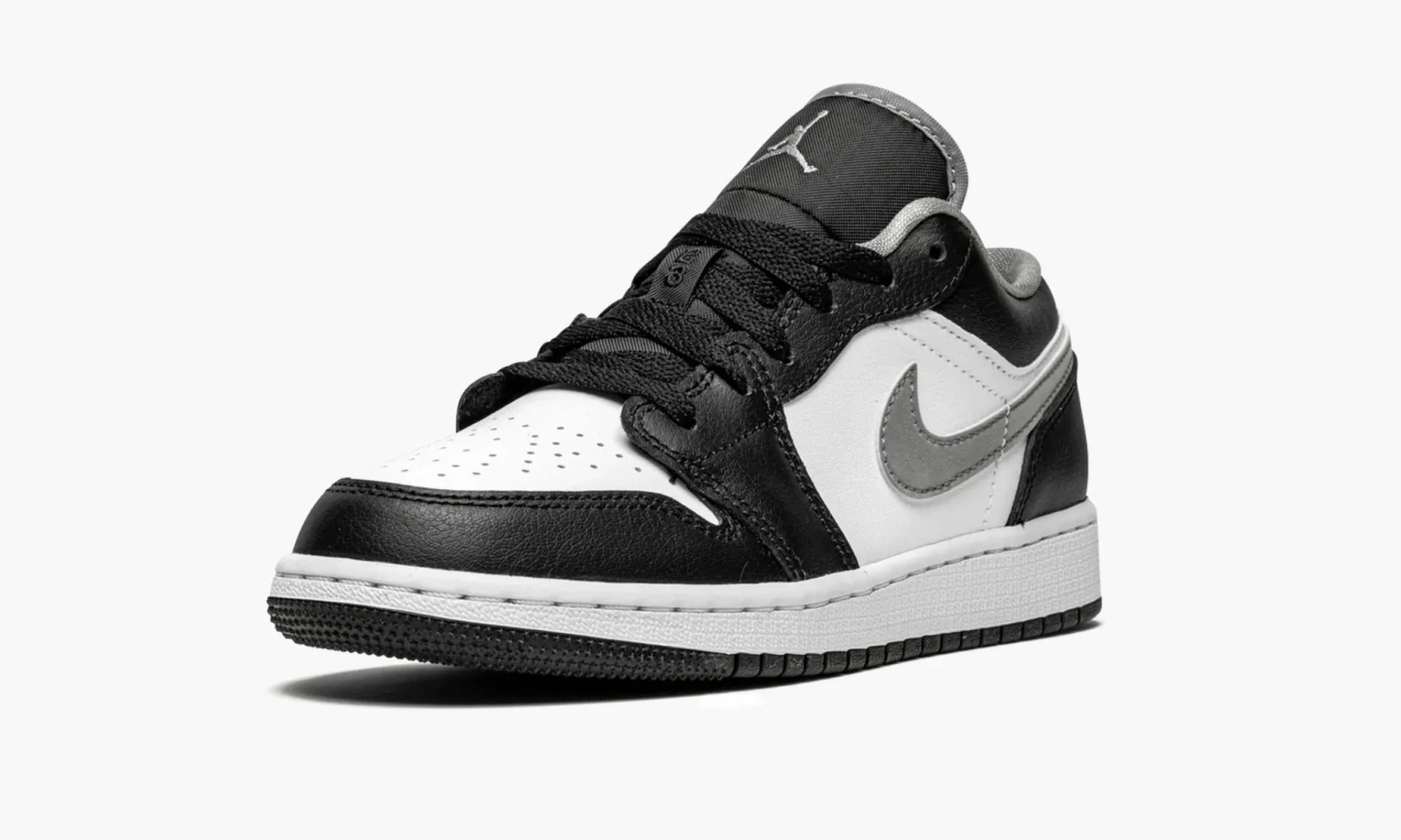 Air Jordan 1 Low GS Black / White / Grey 
