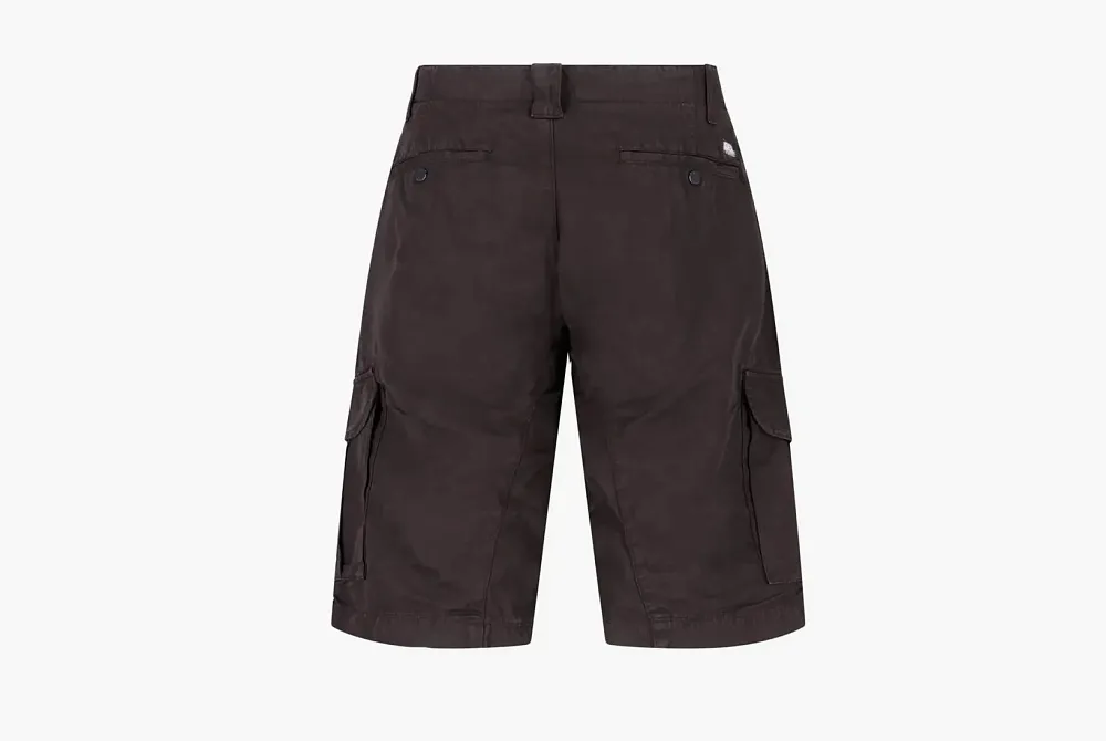 C.P. Company Stretch Sateen Cargo Shorts Brown