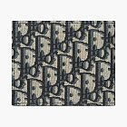 Dior Compact Wallet Dior Oblique Jacquard Beige and Black