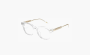 Gentle Monster Kubo C1 Clear Glasses Gold/Clear 