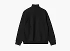 Carhartt WIP Half Zip American Script Sweatshirt Black