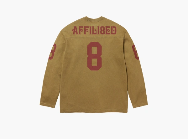 Supreme Affiliated L/S Football Top Light Olive 