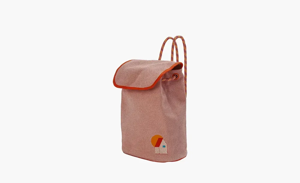 Hermès Finland Les Cabanes backpack Orange & Berry Red