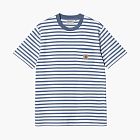 Carhartt WIP Striped Pocket T-Shirt Blue