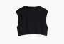 Celine Triomphe Top In Cotton Jersey Black 