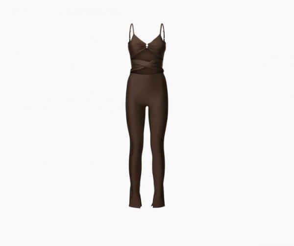 Alo Yoga Airlift A-List Onesie Espresso 