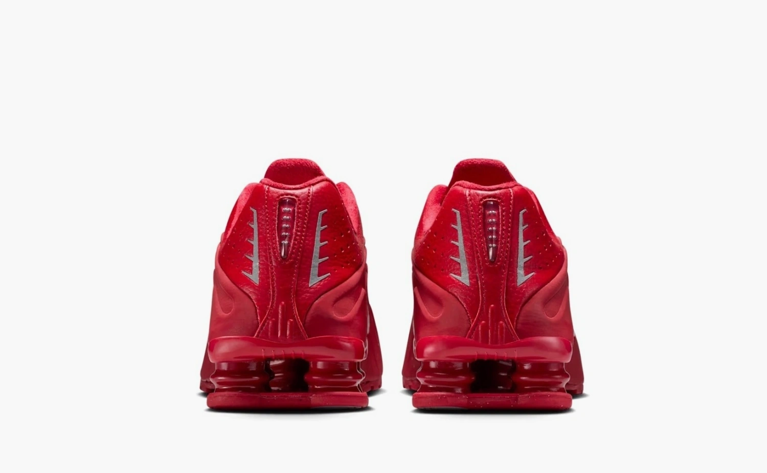 Nike Shox R4 Gym Red Metallic Silver 
