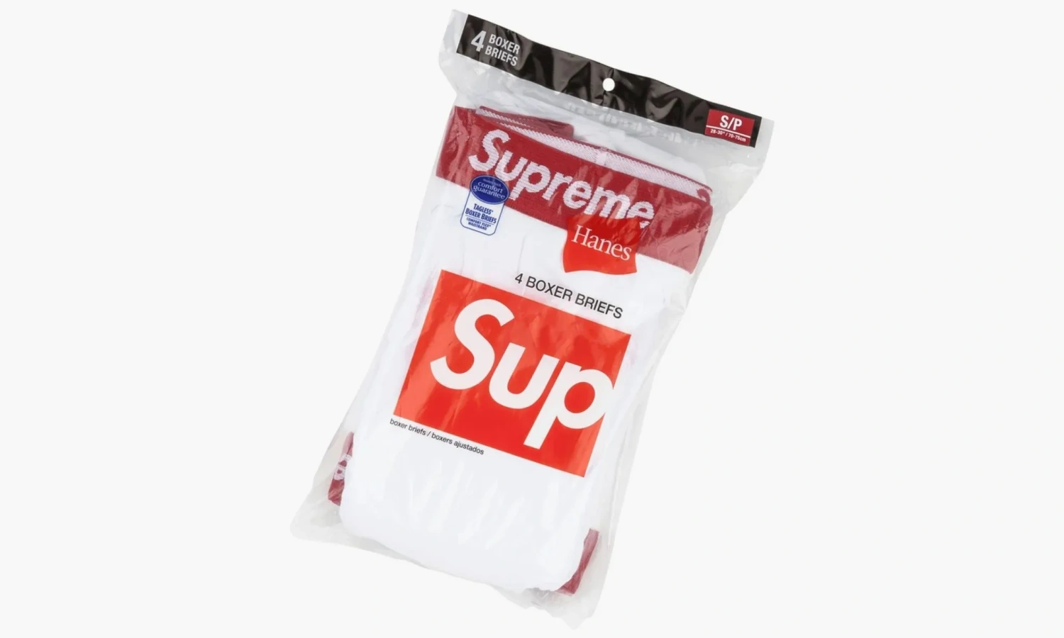 Nike Supreme Hanes Boxer Briefs 4 Pack White 