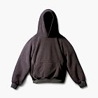 Yeezy X GAP Faded Fleece Cropped Hoodie Black