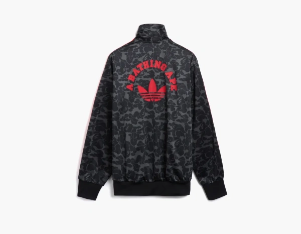 Adidas Originals x A Bathing Ape Football Men's Track Jacket Black 