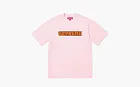 Supreme Satin Appliqué S/S Top Light Pink