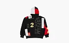 Supreme Patchwork Zip Up Hooded Sweatshirt Black