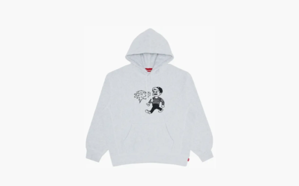 Supreme x Homerun Hooded Sweatshirt Ash Grey 
