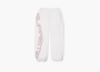 Supreme  Spellout Embroidered Track Pant  "White" 