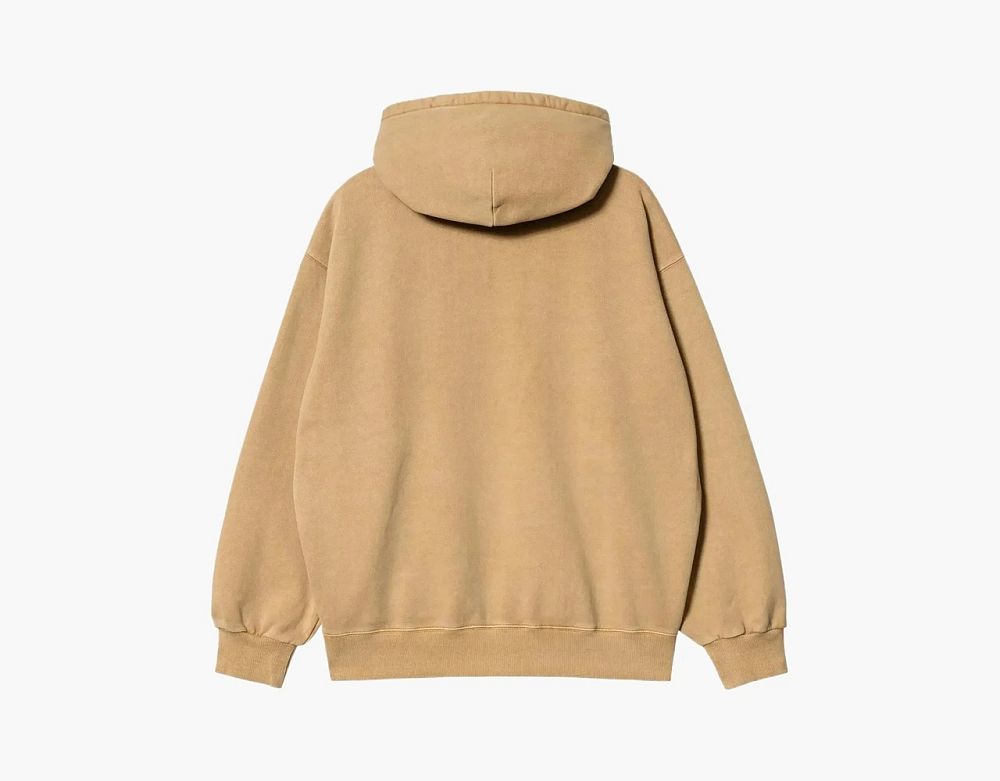 Carhartt WIP Hooded Chase Sweatshirt Tan