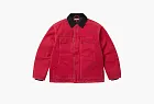 Supreme Old English Canvas Work Jacket Red