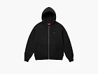 Supreme Small Box Zip Up Hooded Sweatshirt Black