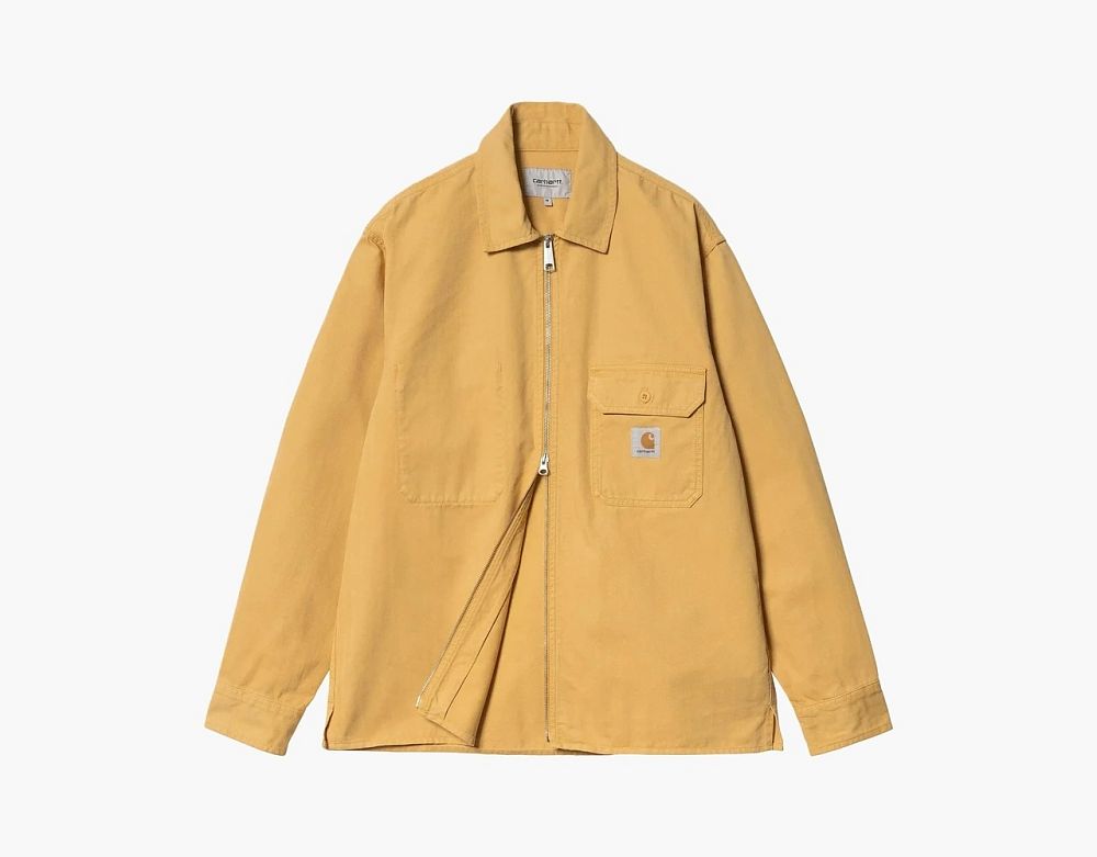 Carhartt WIP Rainer Shirt Jac Mustard Yellow
