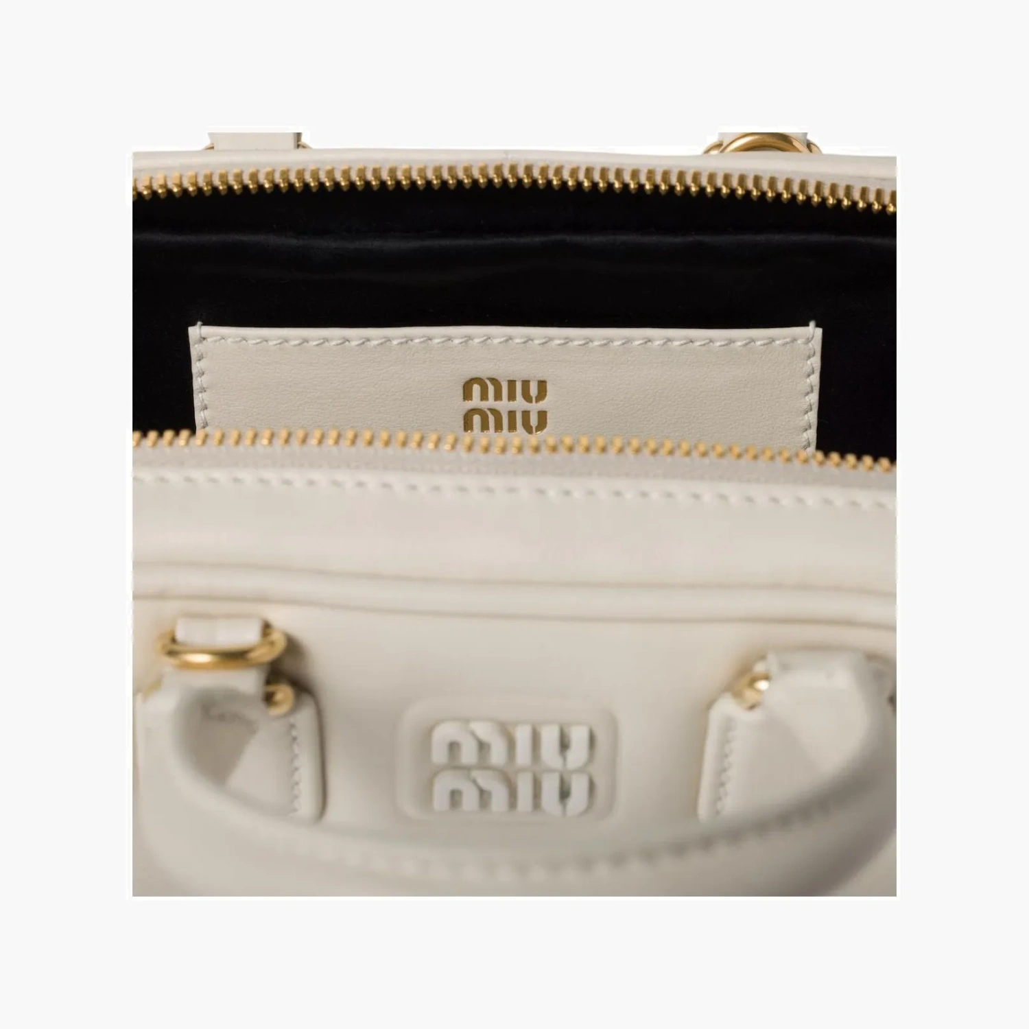 Miu Miu Arcadie Series Handbag "White" 