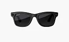 Ray-Ban Meta Wayfarer Sunglasses Graphite Lenses Matte Black Frame (Size 50)