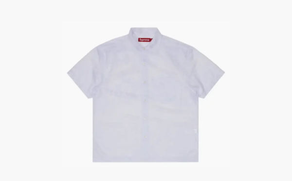 Supreme Last Supper Lace Short-Sleeve Shirt White 