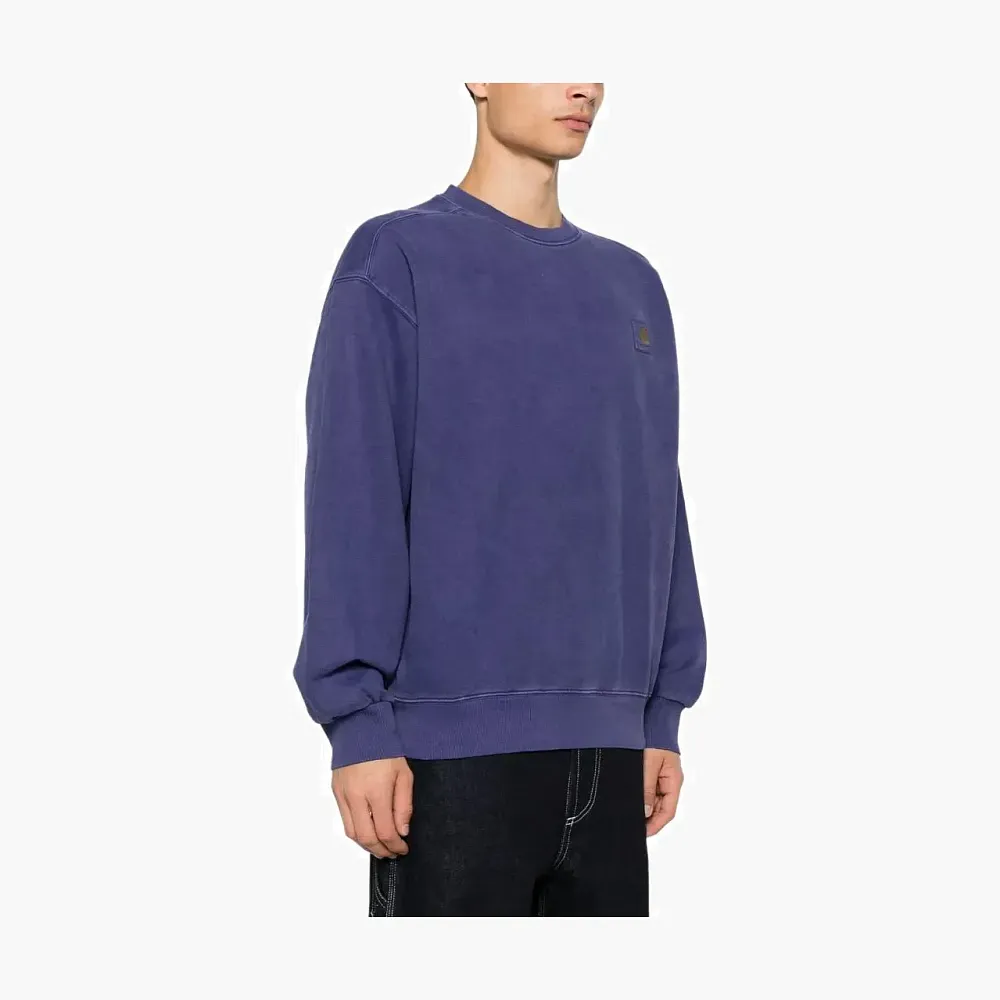 Carhartt WIP Nelson Washed Sweatshirt Purple