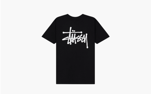 Stussy Web Pigment Dyed Tee Black  Stussy Web Pigment Dyed Tee Black