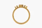 Maison Margiela Gold Numerical Logo Ring