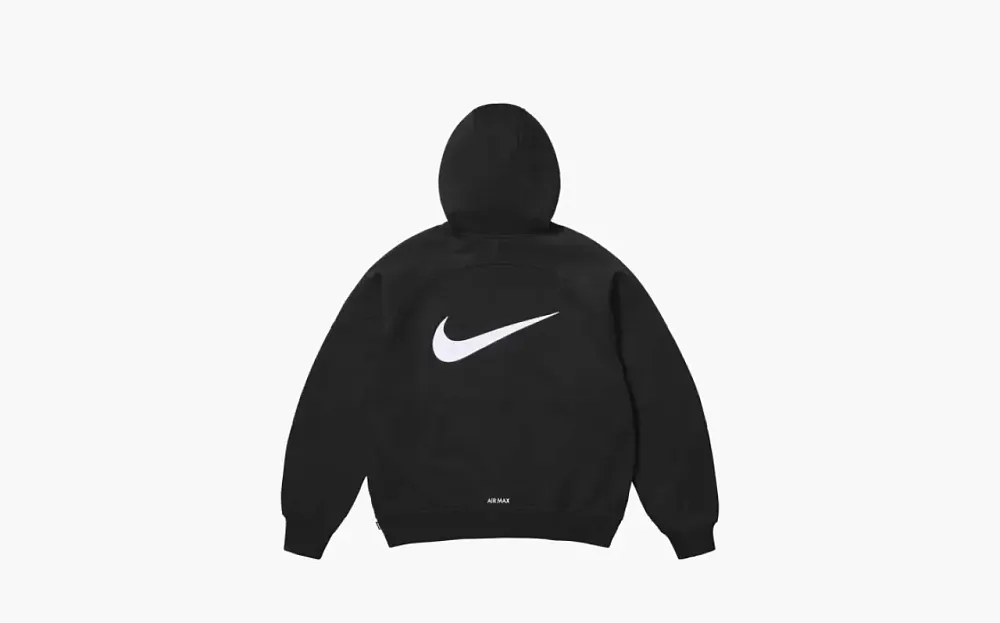 Supreme X Nike Zip Up Hooded Black