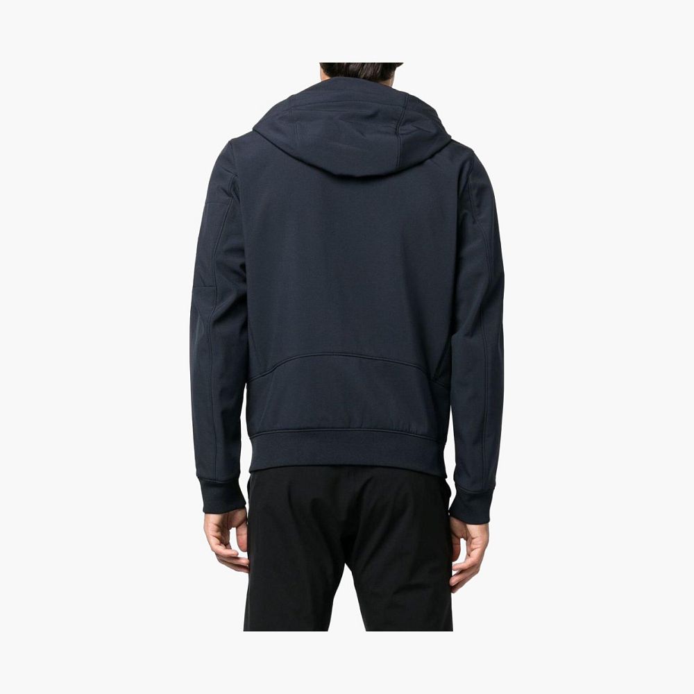 C.P. Company Lens-Detail Hooded Jacket Blue