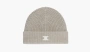 Celine Triomphe Heritage Cashmere Beanie Otmeal 