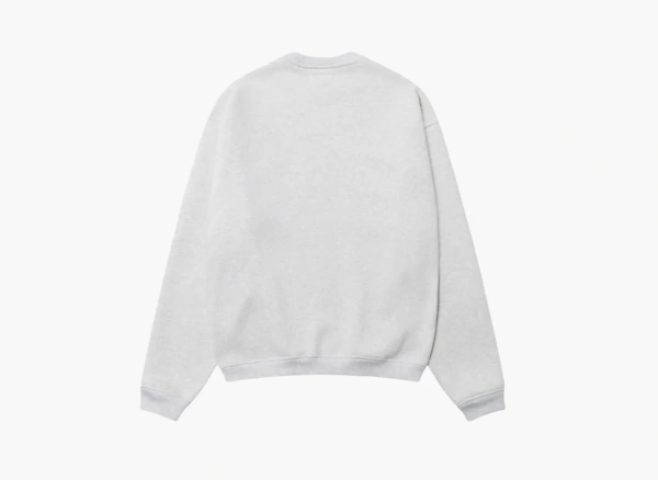 Stussy Stu Relaxed Crew Ash Heather 