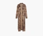 Skims x Dolce&Gabbana Silk Long Robe Leopard 