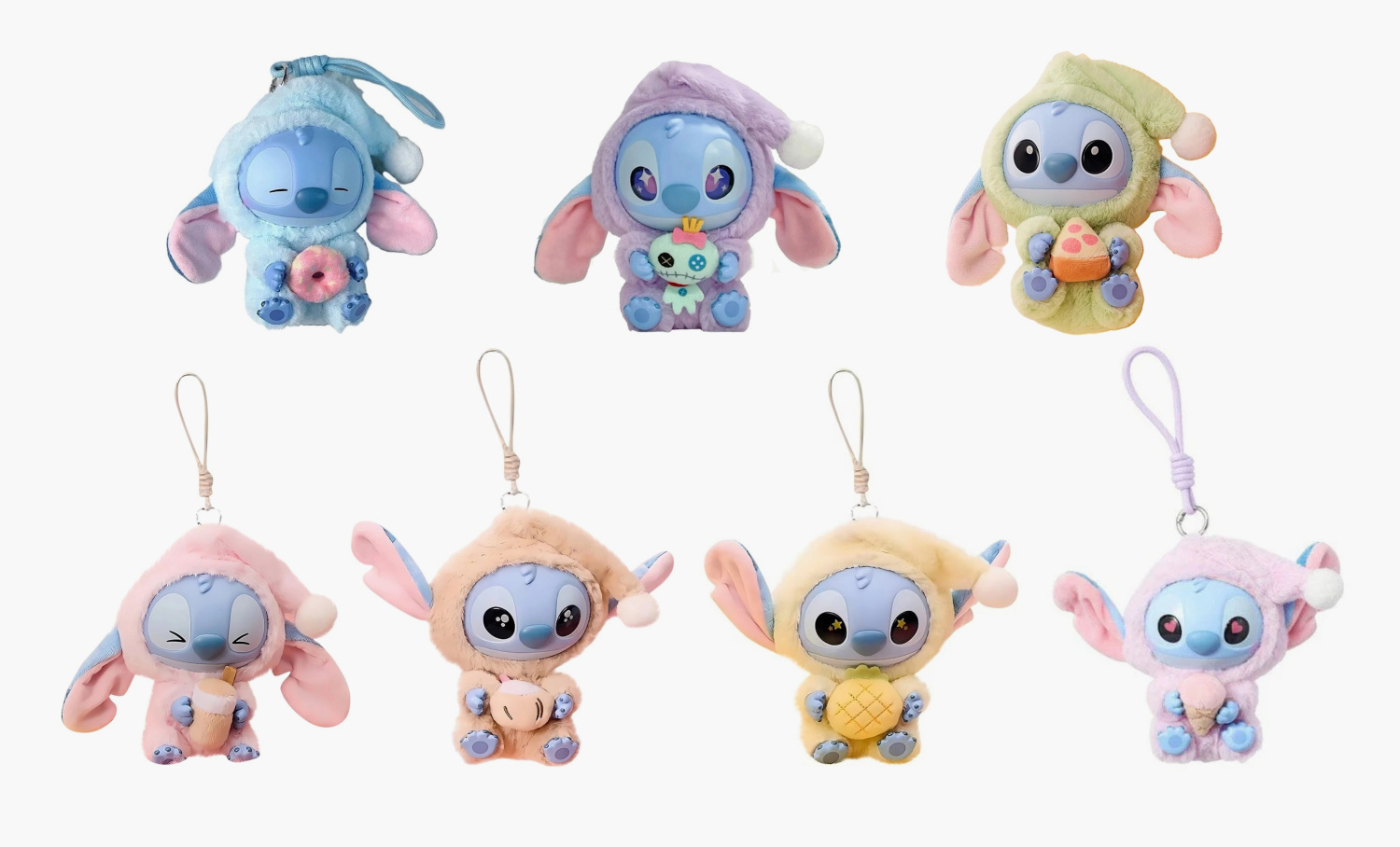 Miniso Disney Stitch Series Blind Box "Eat Something Before Sleep" 