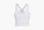 Alo Airbrush Real Bra Tank Real White