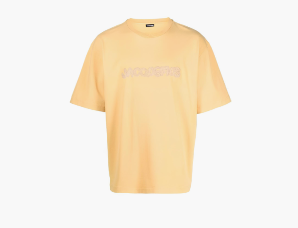 Jacquemus Le T-Shirt Raphia Yellow 