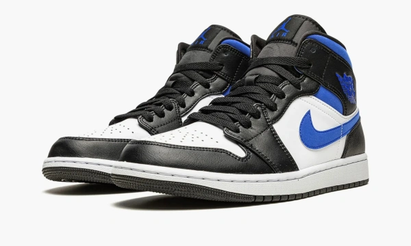 Air Jordan 1 Mid White Black Royal 