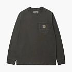 Carhartt WIP Long-Sleeve Pocket T-Shirt Charcoal