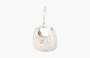 Miu Miu Wander matelassé nappa leather micro hobo bag "White" 