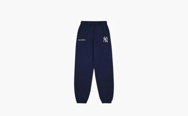 Sporty & Rich Yankees Serif Sweatpant Navy/White 