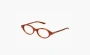 Gentle Monster  Acetate Oval Eyeglass Frames Women's Umber 