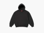 Supreme Frayed Hooded Sweatshirt Black 