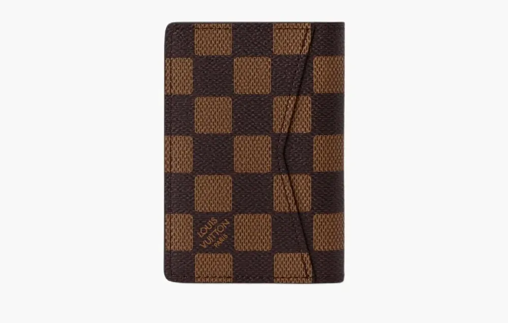  Louis Vuitton x Nigo Damier Ebene Passport Cover Brown