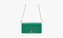 MIU MIU Matelassé Leather Chain Wallet Shoulder Bag "Mango Green" 