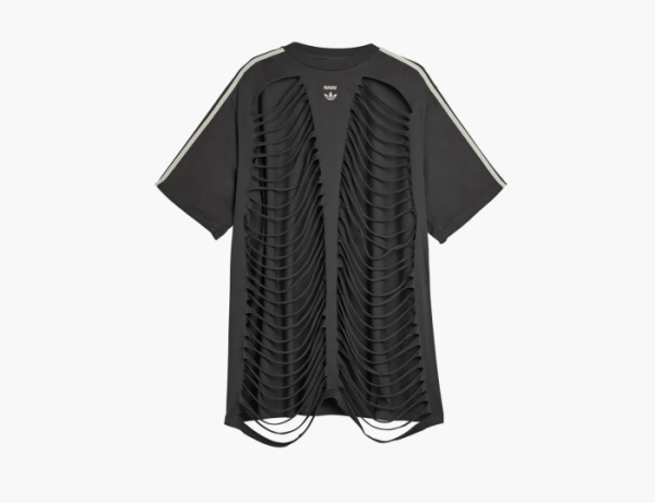 Adidas Originals X Avavav Slashed T-shirt Carbon Black Gray 
