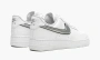 Air Force 1 LO MNS WMNS "White / Metallic Silver" 