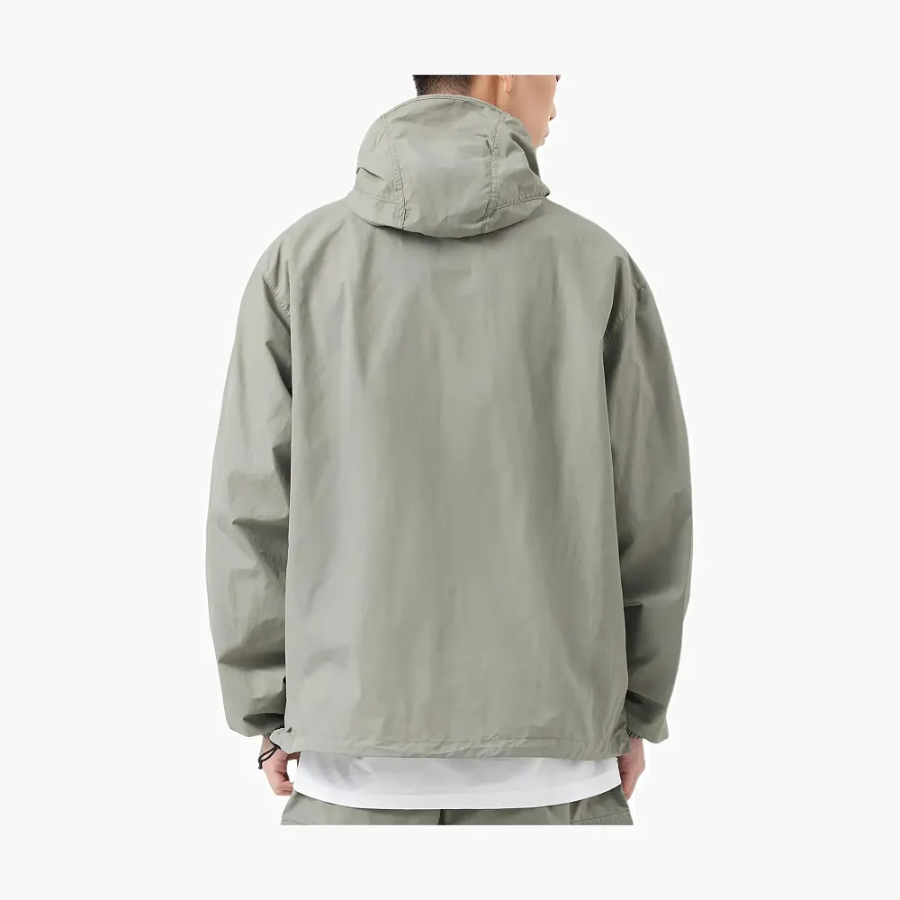 Carhartt WIP Hooded Zip Windbreaker Jacket Sage