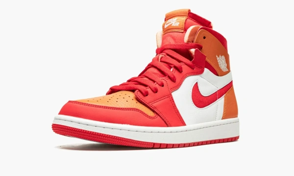 Air Jordan 1 High Zoom Air CMFT WMNS Fire Red Hot Curry 