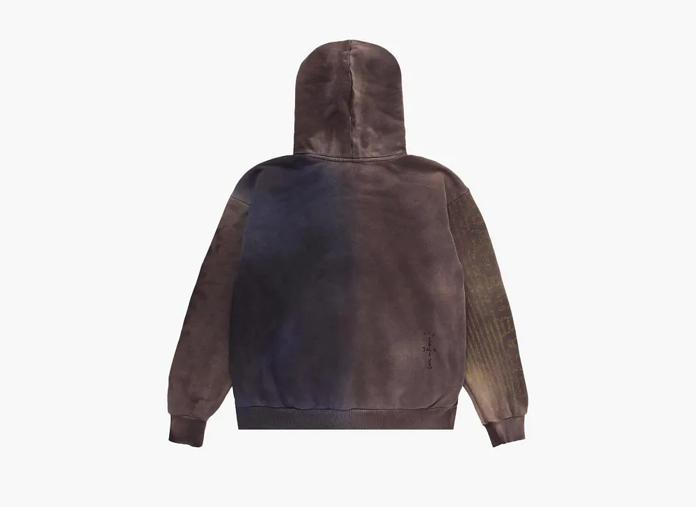 Travis Scott x Nike x FC Barcelona Split-Dye Crest Hoodie Multicolor